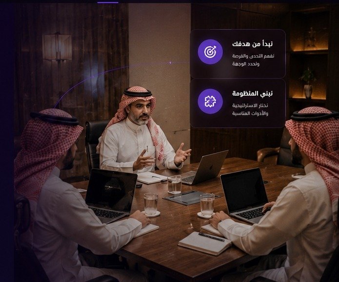 جلسة استراتيجية لفريق المقصد لتحديد هدف النشاط وبناء منظومة النمو